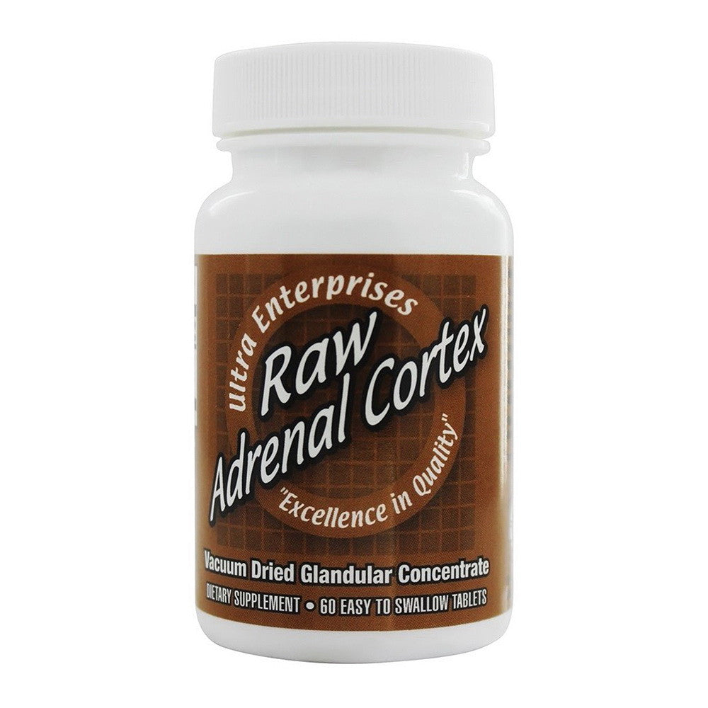 Ultra Glandulars Raw Adrenal Cortex Tablets, 60 Ea